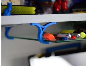 shelf-shelf bracket mounting shelf mount storage 3d print model - Mito3D