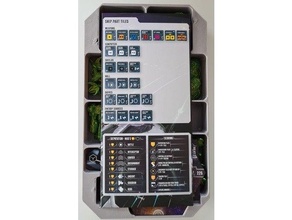 eclipse 2nd edition player tray boardgames boardgame accessories inserts organizer 3d print model - Mito3D