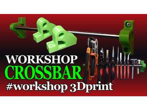 workshop crossbar 3d printer creality ender 3 hand tools petg wiha youtube video 3d print model - Mito3D