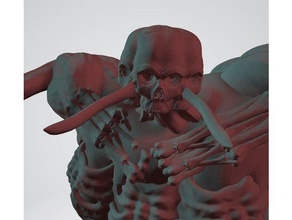 muertos vivientes temático lanzamiento nivel 4 5 28mm banshee dnd miniatura fantasma juggernaut lich monstruo 3d print model - Mito3D