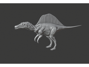 Spinosaurus Dinozor pla heykel 3d print model - Mito3D