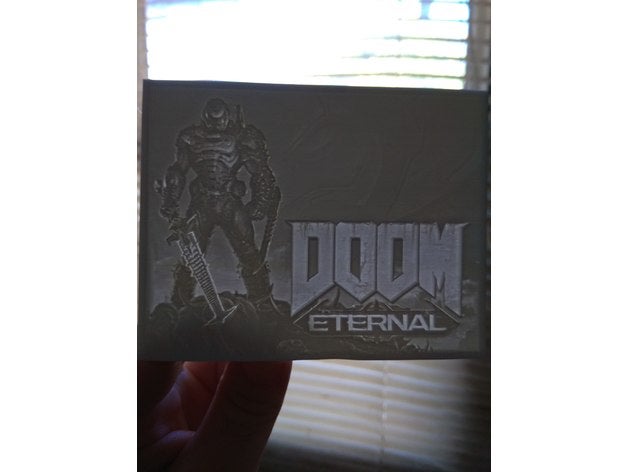 doom lithophane 3D print model - Mito3D