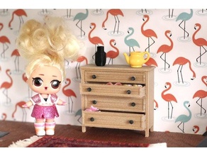 jajaja sorpresa alacena muñeca casa mueble 3d print model - Mito3D