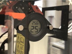 manyetik higrometre termometre binmek muhafaza iplik kuru kutu Kutu eeekit Ikea Samla 3d print model - Mito3D