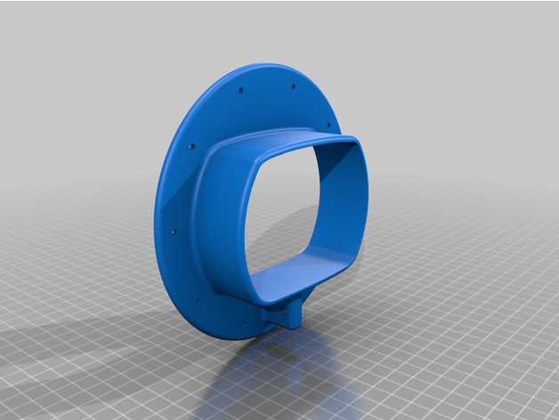 platine caisson soutien dôme canon g11 Go Pro meikon 3D print model - Mito3D