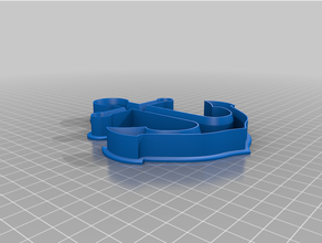 anchor cookie cutter 3d print model - Mito3D