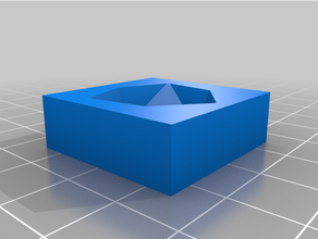 d20 dice holder - square dnd mtg mtgcounters 3d print model - Mito3D