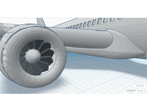 melhorado 787 dreamliner 3d print model - Mito3D