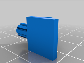 mensola pin supporto staffa 3d print model - Mito3D