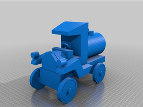 model tank trunk 3d print model - Mito3D