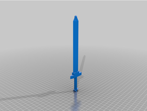 temel kalın kılıç dolma kalem 3d print model - Mito3D