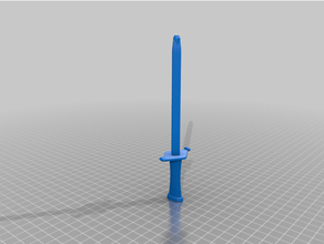 konosuba oscuridad espada bolígrafo 3d print model - Mito3D