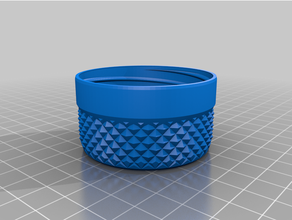 customized container lid height 3d print model - Mito3D