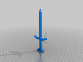 simple sword pen 3d print model - Mito3D