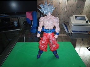 Goku ultra instinto Dragão bola anime contas broly bulma buu célula celula congelador azul Jiren Korin Krilin filho super 3d print model - Mito3D