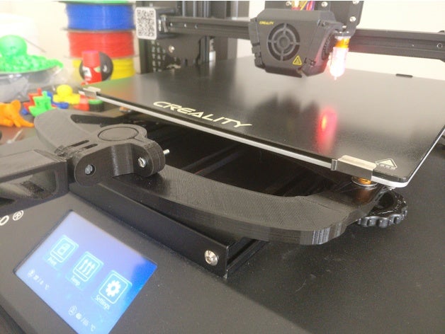 cr x 10s pro full width letto montare telecamera cr10s creality pi lampone rpi v2 3D print model - Mito3D