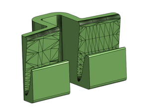 armsoar mini deviante parete montare dlg rc aliante 3d print model - Mito3D