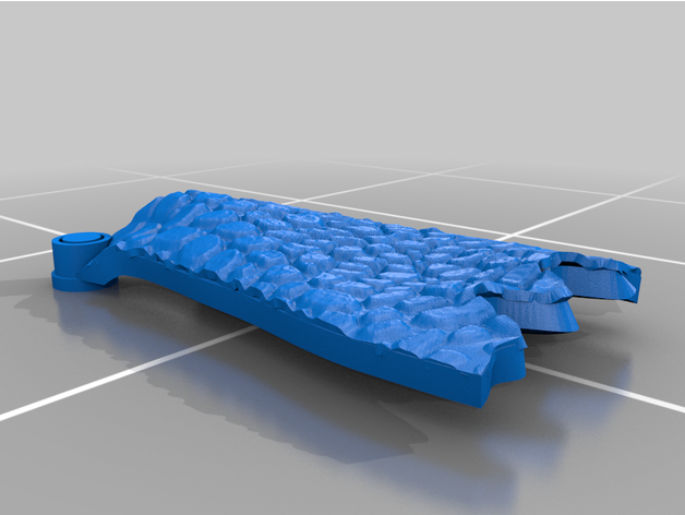 kertenkele ölçekli peştamallar 3D print model - Mito3D