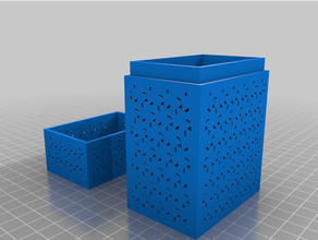 double plate forme carte boîte personnalisé 3d print model - Mito3D