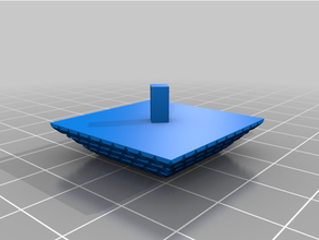 mayan cubes - decorative cap 3d print model - Mito3D