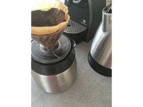 Kahve damlama adaptör Hario damlatıcı v60 3d print model - Mito3D