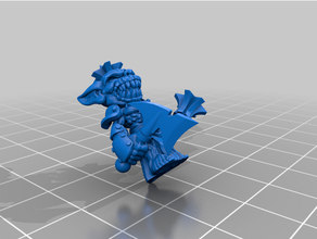 goblin king dungeons dragons miniature tabletop 3d print model - Mito3D