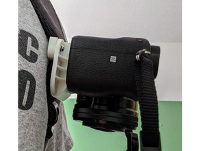 kamera sırt çantası binmek 3d baskı Doğa yürüyüşü fotoğrafçılık Sony a6000 3d print model - Mito3D