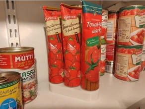 update tomatenmark senf mayo stand tomato paste mustard tube holder 3d print model - Mito3D