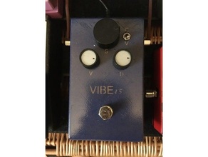 neovibe guitar pedal enclosure fx pedal guitar pedal univibe 3d print model - Mito3D