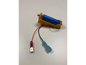 37v aa li ion batterie titulaire soutien USB chargeur 3d print model - Mito3D