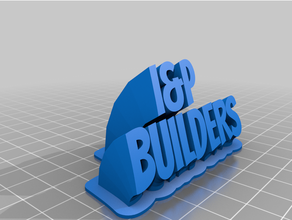 i&p builders customized 3d print model - Mito3D