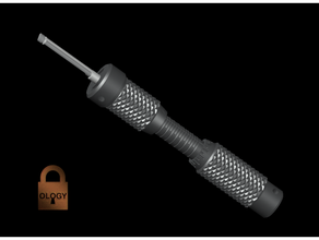cerradura Dto captador recoger abloy asalto frio mano herramienta bloquear forzar cerraduras cerrajería locksport tool 3d print model - Mito3D