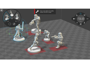 stella guerre rpg minis bordo impero vigore destino jedi legione 3d print model - Mito3D