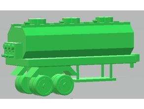 tanker trailer 3d print model - Mito3D