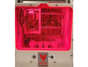 coq nain pcb cyberpunk fenêtre amiedd Coupe laser 3d print model - Mito3D