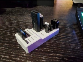 USB sd microsd Kulp destek mikro kart 3d print model - Mito3D