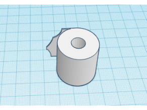 dure toilette papier 3d print model - Mito3D