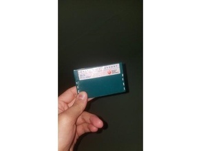 card holder 3d print model - Mito3D
