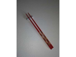 chopstick marble holder 3d print model - Mito3D
