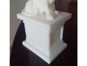 rectángulo pedestal 6 45 3d print model - Mito3D