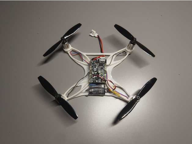 micro quad telaio generativo design 3D print model - Mito3D