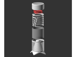 aria purificatore deckman scalare covid 19 attivo carbonio filtri inquinamento arduino respiro respirazione Salute cura hepa filtro igiene guidato 3d print model - Mito3D