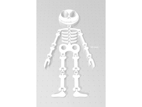 flexi-jack flexi jack skellington skeleton 3d print model - Mito3D
