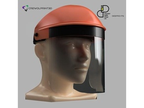 cre-013 face shield mask 01 3d print model - Mito3D