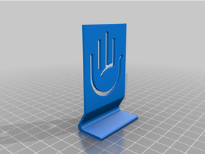 nettoyer mains rappel propres couronne cuisine virus 3d print model - Mito3D