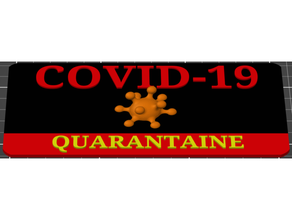 covid 19 Quarantäne Coronavirus Corona Virus covid19 3d print model - Mito3D