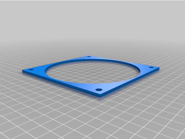 angepasst parametrisch Quadrat Ventilator Rohr Adapter Leichentuch 3D print model - Mito3D