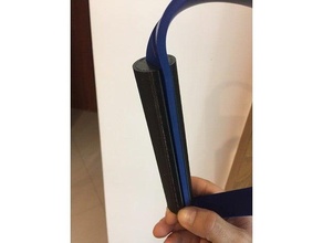 resistance band grip holder 28mm 3d print model - Mito3D