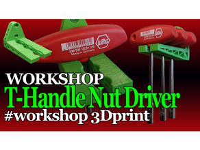 wiha t-handle nut driver creality ender 3 ender3 handle screwdriver tool tools workshop 3d print model - Mito3D