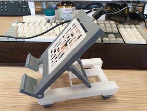 einstellbar Telefon Laden Stand 3d print model - Mito3D